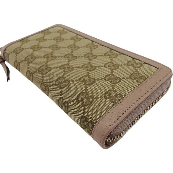 GUCCI long wallet GG pattern brown pink beige USED - Picture 9 of 15